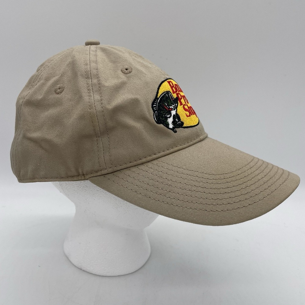 Bass Pro Shops XPS (Embroidered)‎ Tan Hat Cap Strapback Adjustable 100% Cotton